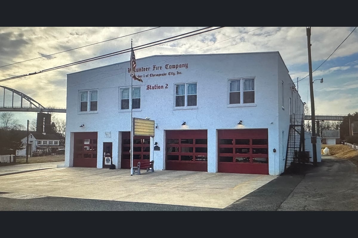 Volunteer Fire Company No. 1 of Chesapeake City, Maryland — Station 2, where Joseph began